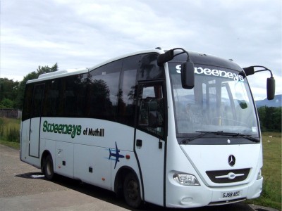 33-Seater Minibus for hire from Sweeneys of Muthill, Perthshire, Scotland, UK